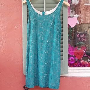 Everly lace mini dress